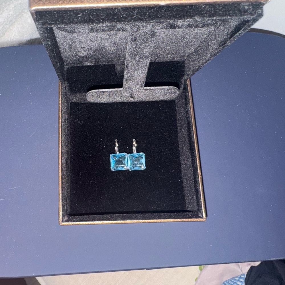 Swarovski Millenia Blue Drop Earrings